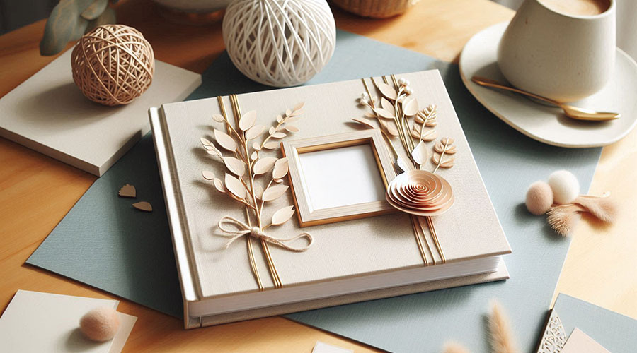 hand crafted photo album